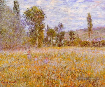  impressionniste - Une prairie Claude Monet Fleurs impressionnistes